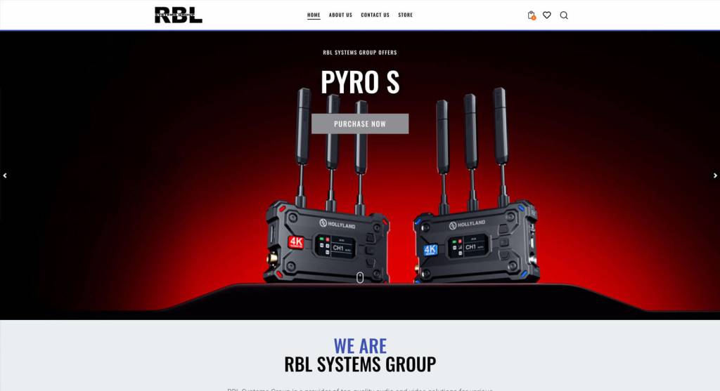 RBL Systems Group - Website Production